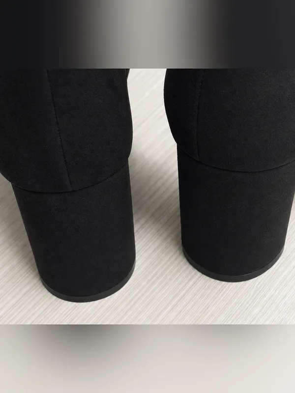Kelly & Katie Hayd Wide Calf Tall Boots Black Size 7.5W - Image 5