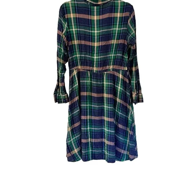 Old navy plaid shirt dress size large - Image 9