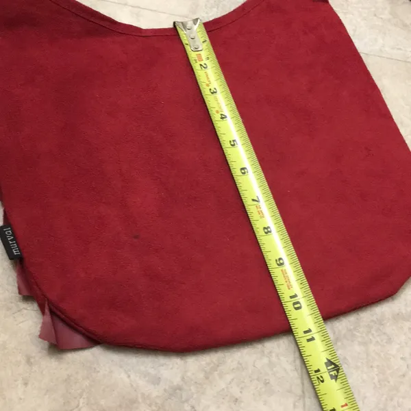 MURVAL Red Suede Bag - Image 5