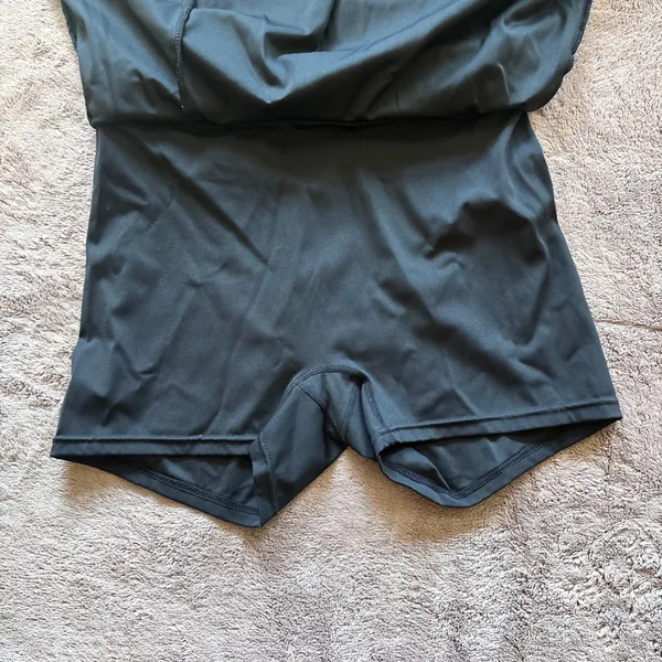 QINSEN Black Athletic Skort with Built-in Shorts Tennis Golf Running Size L - Image 7