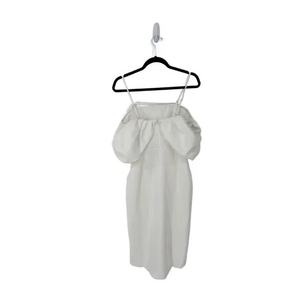 Elliatt March Off-Shoulder Ivory Midi Dress Size‎ Small $265 - Image 7