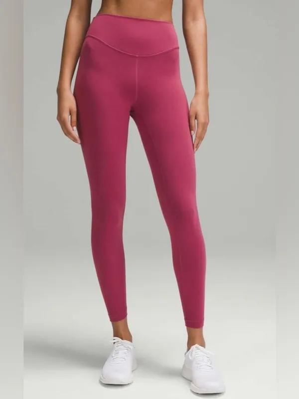 Lululemon NWT Wunder Under SmoothCover High Rise Tights 25” Washed Mauve size 6 - Image 3