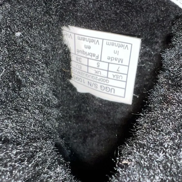 Black UGG Fluff yeah Slippers - Image 4