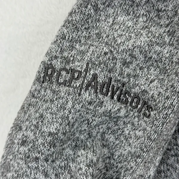 Patagonia Better Sweater Gray Pullover Small RCP‎ Advisors Logo Quarter Zip - Image 5