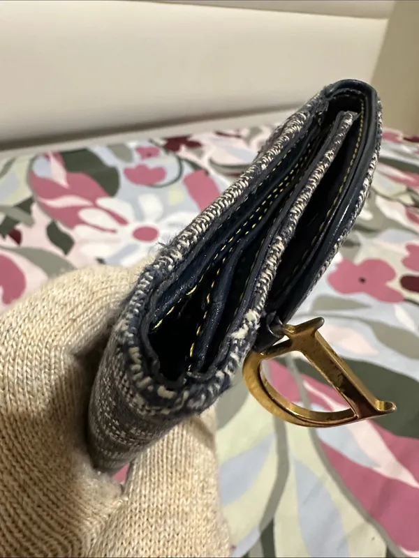 Christian Dior Denim 'Saddle' Wallet - Image 4