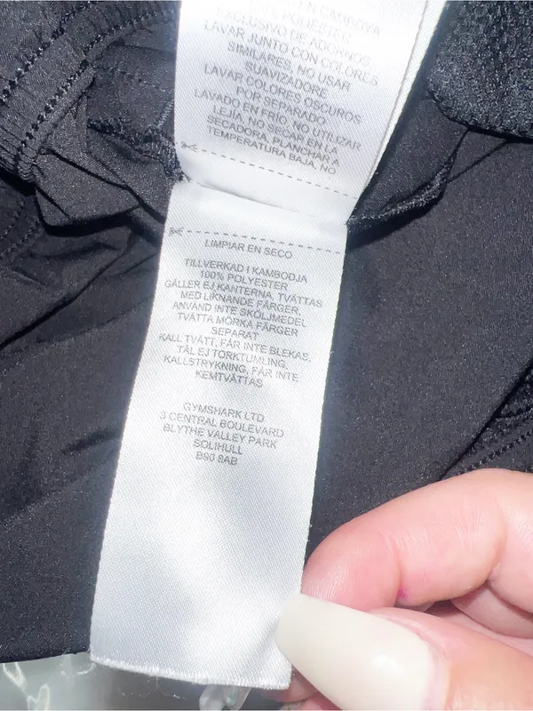 Gymshark women’s black pull on unlined active running shorts - Image 8