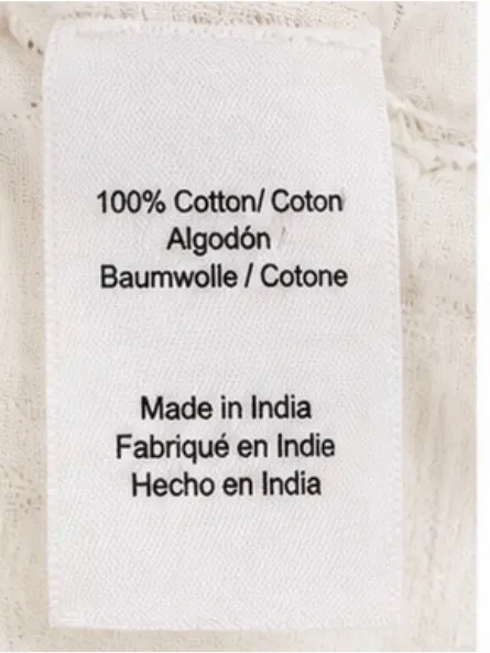 A’COS&A White Embroidered Boho Cotton Blouse – Listed Size Medium - Image 7