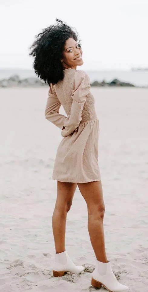 Addison And Grey Puff Sleeve Dress - Image 3