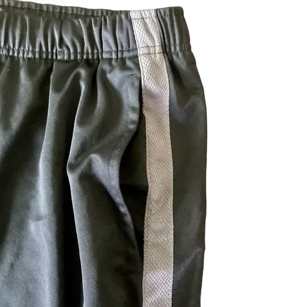 Nike Women's Mesh Stripe Black Athletic Training Pants - Image 5