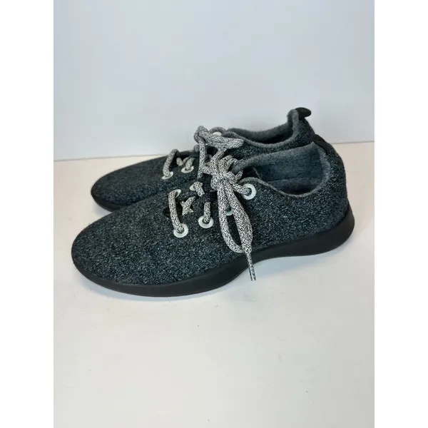 Allbirds Wool Runners Women 8 Dark Gray Merino Wool Sustainable Sneakers - Image 5