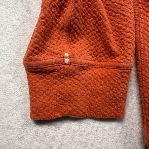 Lululemon Textured Crewneck Sweatshirt Women’s XL Orange Pullover - Image 6