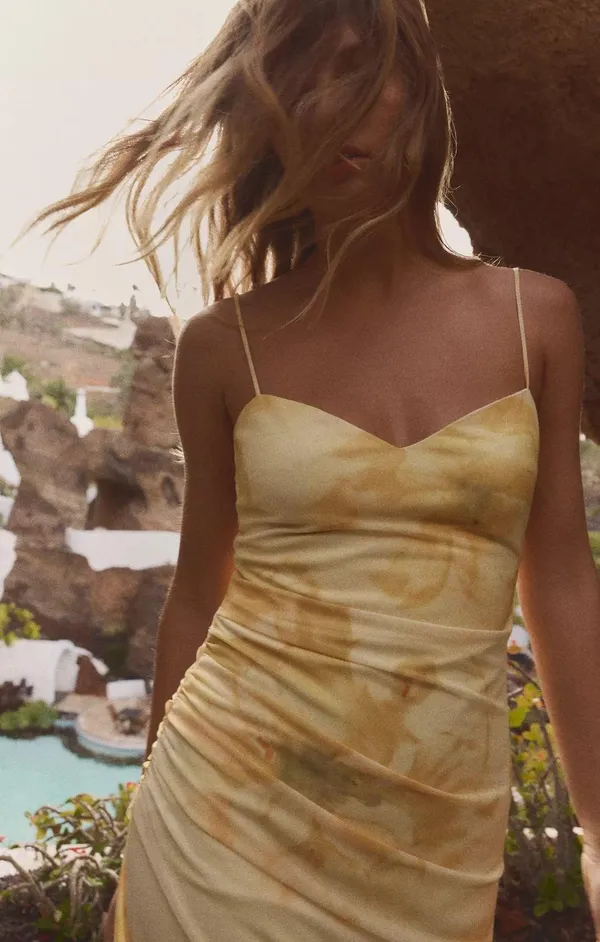 Zara printed tulle midi dress    - Image 3