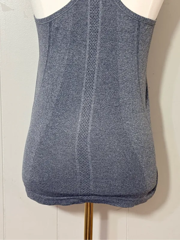 Lululemon Swiftly Tech Racerback Tank Top Gray Size 8 Seamless Running Athletic - Image 7