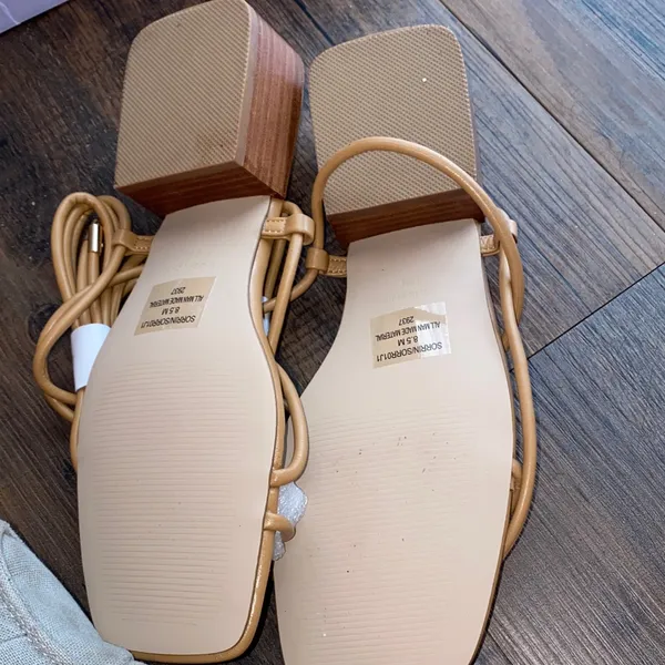 Madden Girl tan Strappy Sandals - Image 4