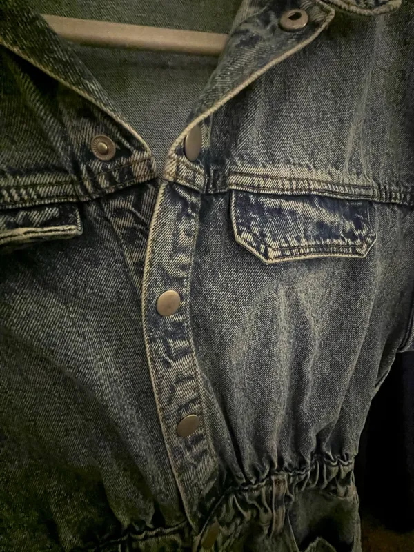 These Three Boutique Denim Romper - Image 6