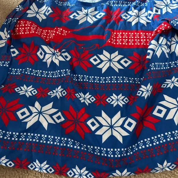 NFL Team Apparel Blue Snowflake pajamas size XL - Image 3