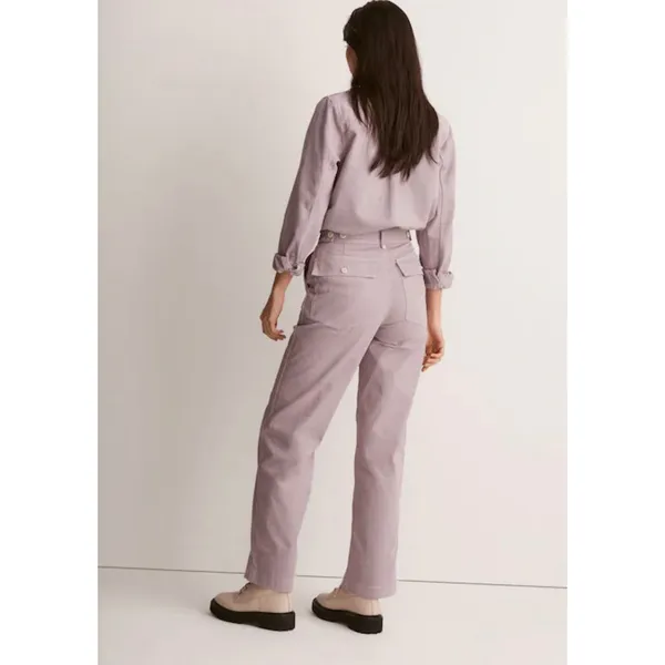 Madewell Perfect Vintage‎ Wide-Leg Pant Women 31 Grape High Rise Utility Edition - Image 2