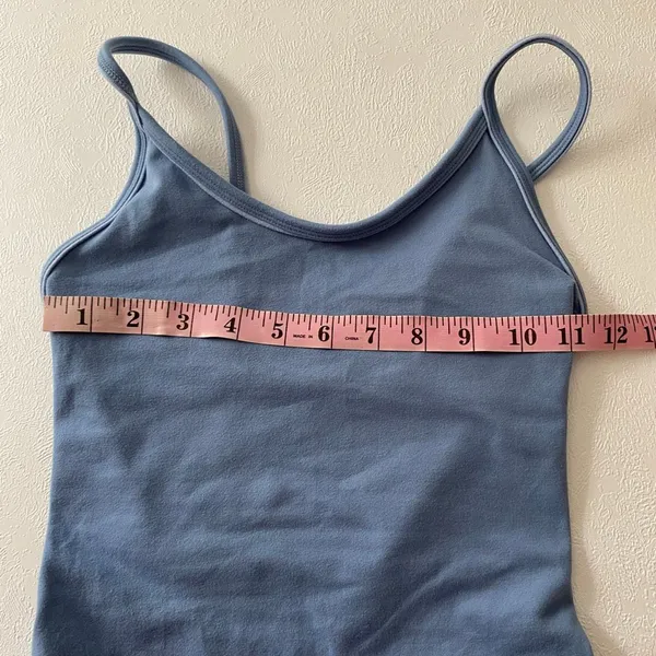 SET Active FormCloud Blue Shortysuit Romper XS Scoop Neck Athleisure - Image 5