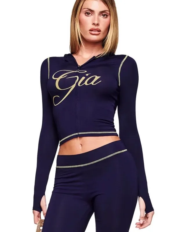 I AM GIA Blare Hoodie Navy Small NWT IN PACKAGE - Image 2