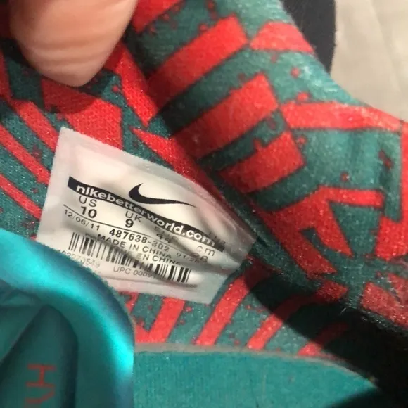 Nike zoom dark teal shoes - Image 8