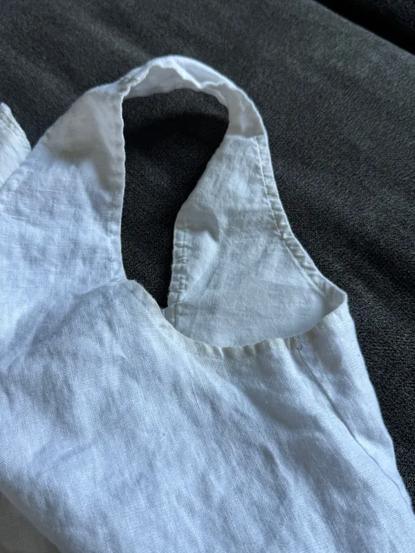 Madewell linen crop top S - Image 5