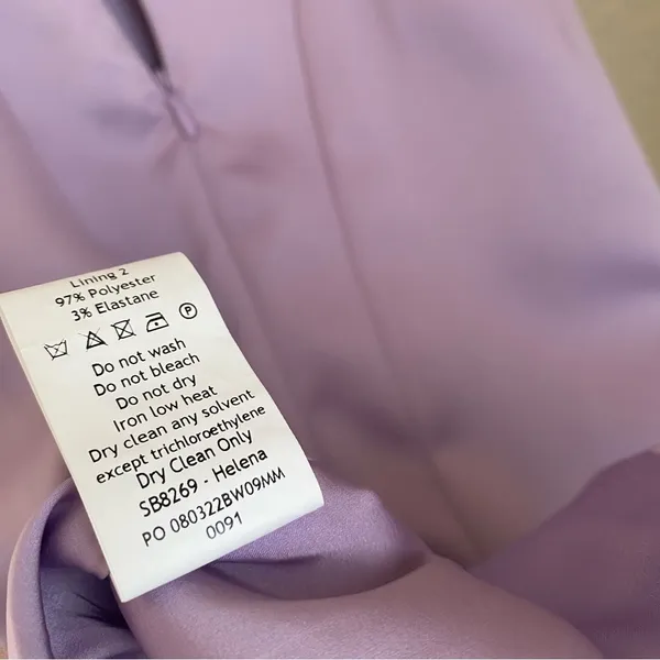 HOUSE OF CB 'Helena' Orchid purple‎ lavender Satin Midi Dress /Size XS NWOT - Image 13