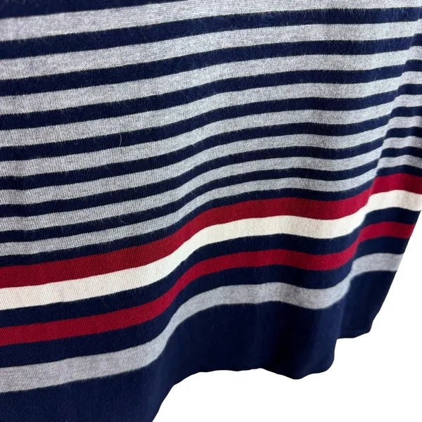 Orly Striped Nautical Sweater‎ Womens Medium Blue - Image 3