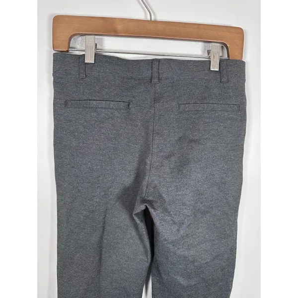 Quince Ponte Straight Leg Pants Women Medium Gray Business Casual Professional - Image 5
