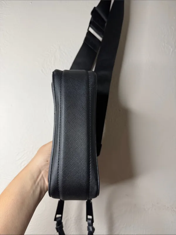 Marc Jacobs Snapshot DTM Black Leather Crossbody Camera Bag - Image 5