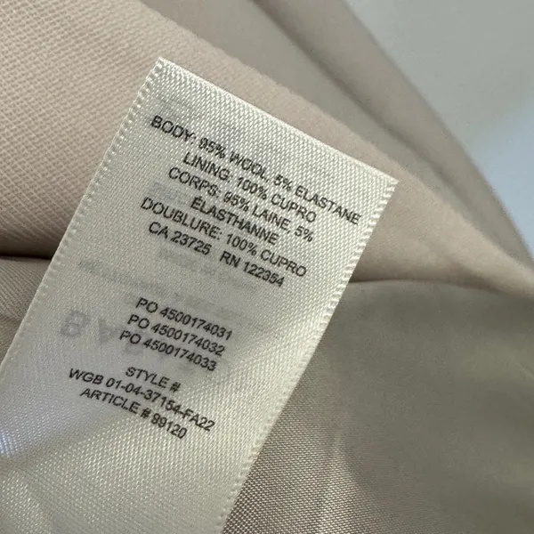Aritzia Babaton Agency Blazer Relaxed Single-breasted Wool Blazer‎ Jacket Career - Image 9