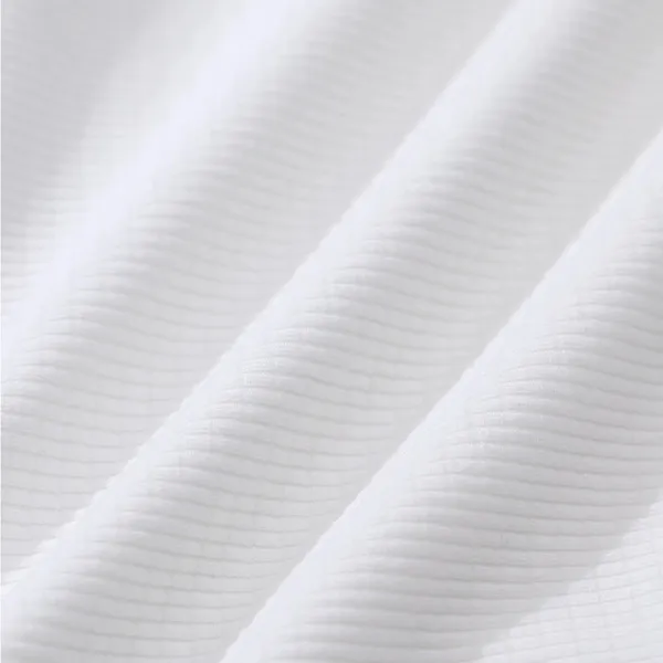 Berlook White Textured Plunge One-Piece Swimsuit - Image 7