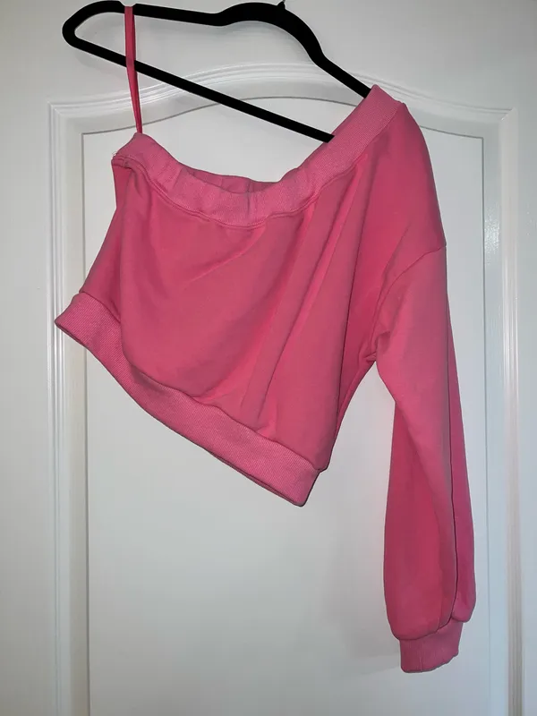 These Three Boutique One-Shoulder Sweatshirt  - Image 2