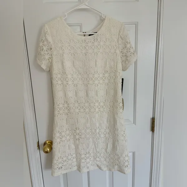 Lulu’s love you for eternity white lace dress - Image 2