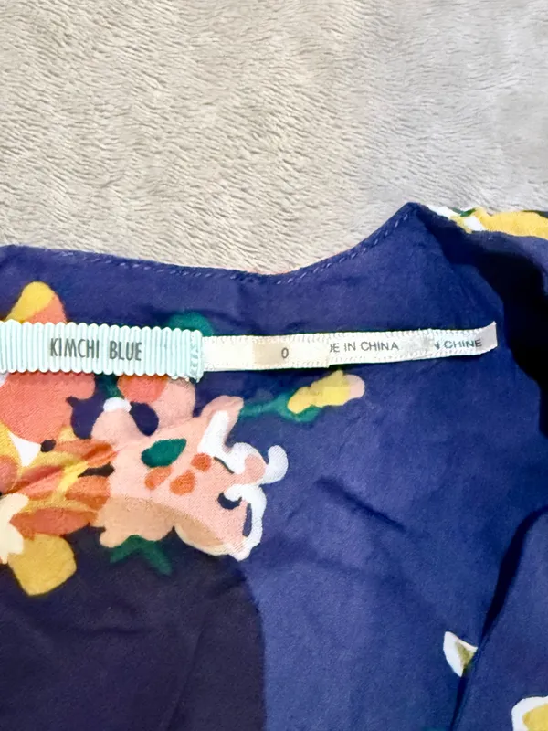 Kimchi Blue Maddie Plunging Tie-Front Romper Size 0 - Image 8