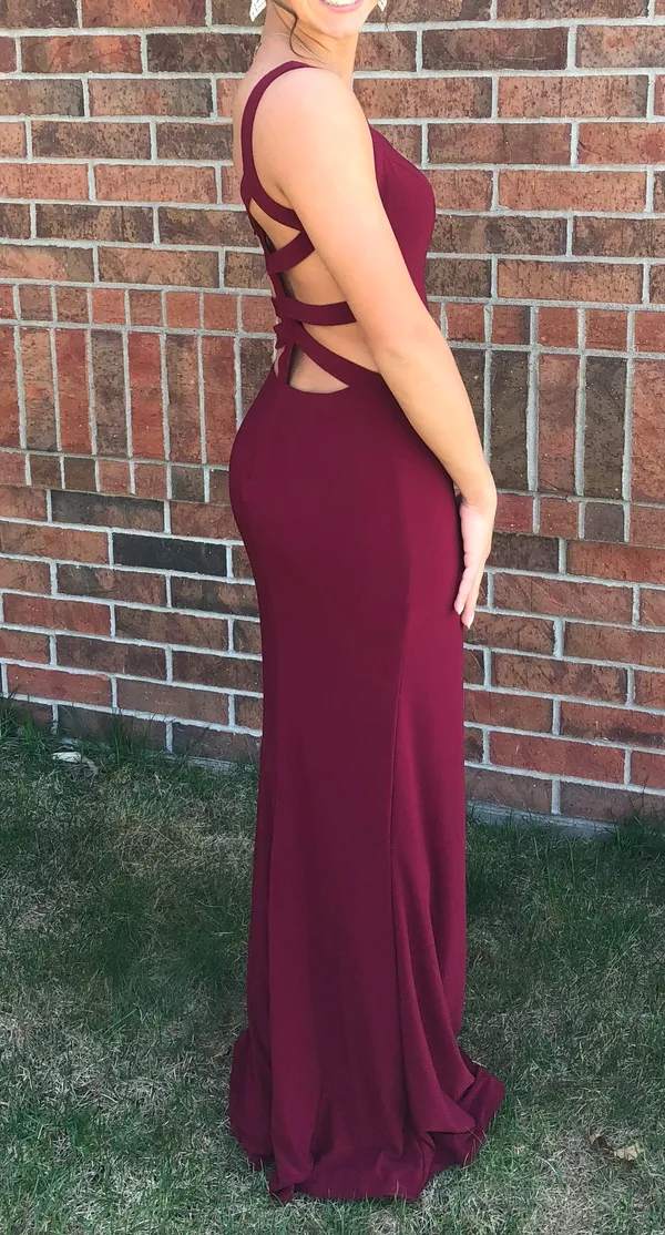 Prom Dress Red Size 00 - Image 2
