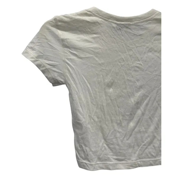 WeWoreWhat White Crew Neck T Shirt Short Sleeve XS NWOT Classic Minimalist Chic - Image 7