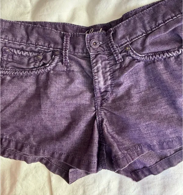 Lucky Brand Purple Jean Shorts - Image 2