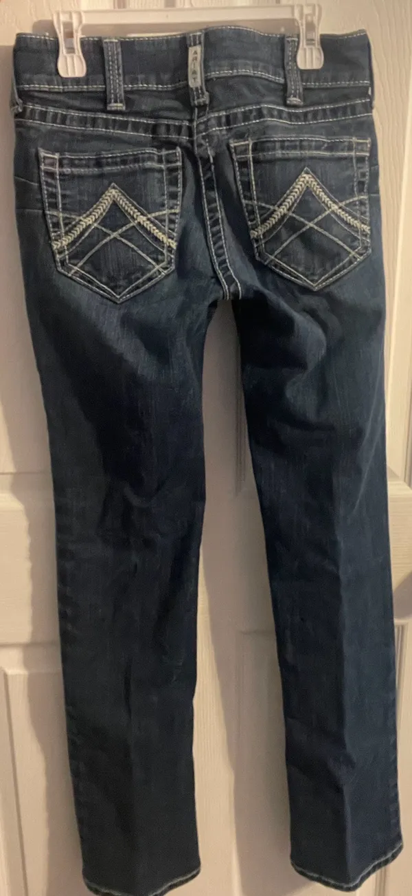 Real Denim Mid-Rise Straight Women’s Ariat Jeans - Image 2