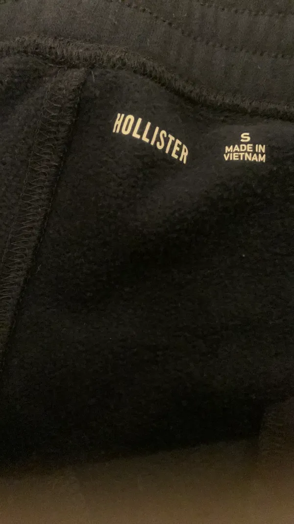 Navy hollister sweatpants - Image 2