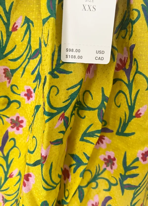 The Magnolia Floral Romper, Size XXS - Image 12