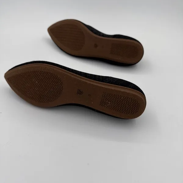 Rothy's The Point Black Knit Washable Ballet Flats Womens Size 9 - Image 5