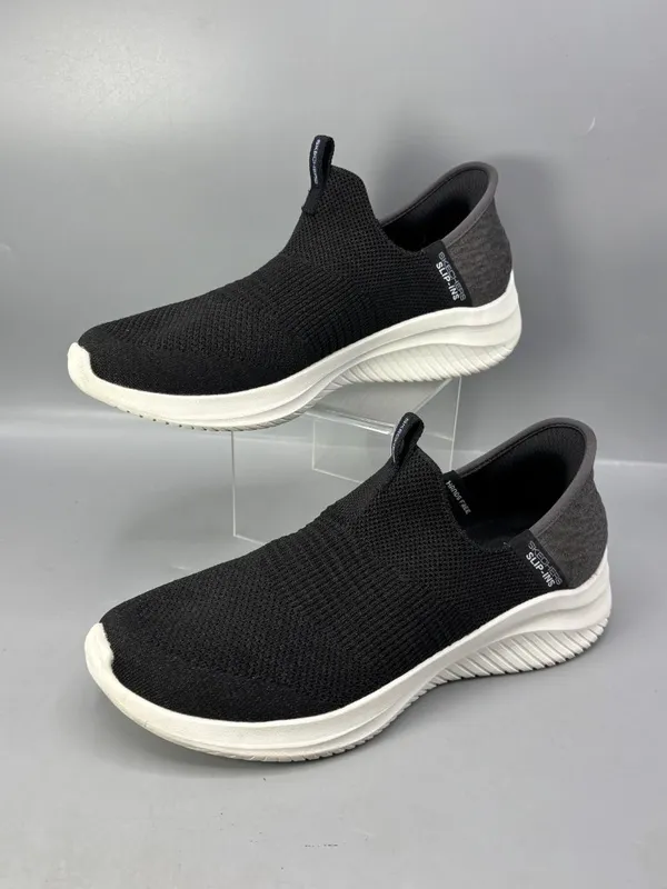 Skechers Ultra Flex 3.0 Smooth Step Shoes Womens 8.5 Black Comfort 149709-BLK - Image 2