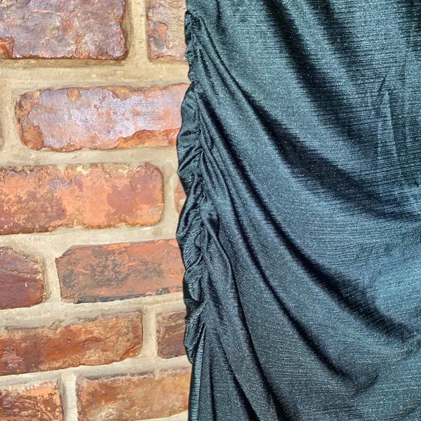 NWOT Lulu's Gorgeous Reputation Green Strapless Ruched Midi Dress Women's Large - Image 6