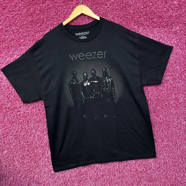 Weezer The black Album Cover graphic T-Shirt XL - Image 3