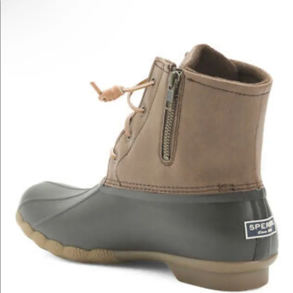 Sperry Top sider Sweetwater STS83684 brown tan quilted duck boots size 9.5 NEW - Image 3
