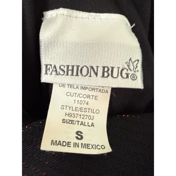 Hot Kiss Vtg Y2K‎ Fashion Bug Black Asymmetrical Mesh Slip Dress S Gothic Fairy Grunge - Image 6