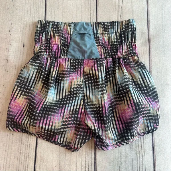 Free People FP Movement The Way Home‎ Running Shorts Sz XS Colorful Euphoria Gym - Image 2