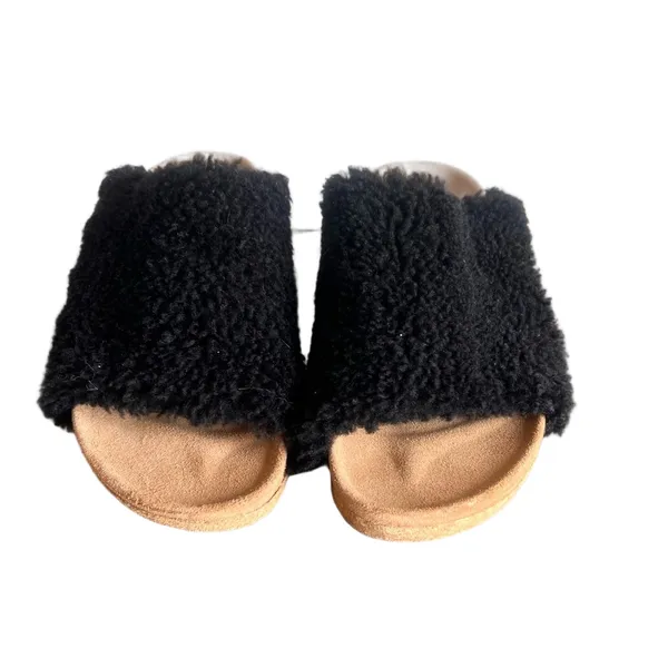 PAPILLIO NEW Women's Namica Teddy Shearling Wedge Slide Size 39 aka 8 #030A - Image 2