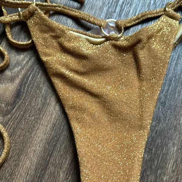 La Mariposa Buena Vista Bottom Gold Size L - Image 3