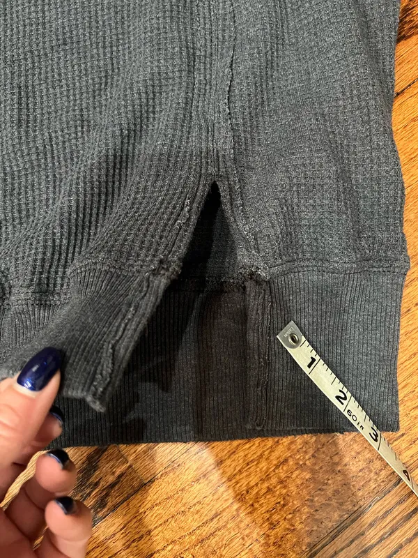American Eagle Thermal Long Sleeve Top - Image 4